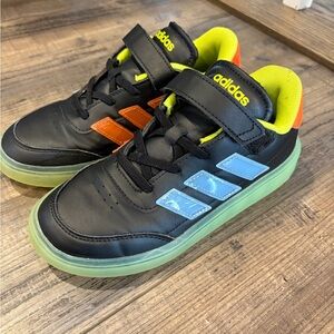 adidas Kids Black Multicolor Sneakers